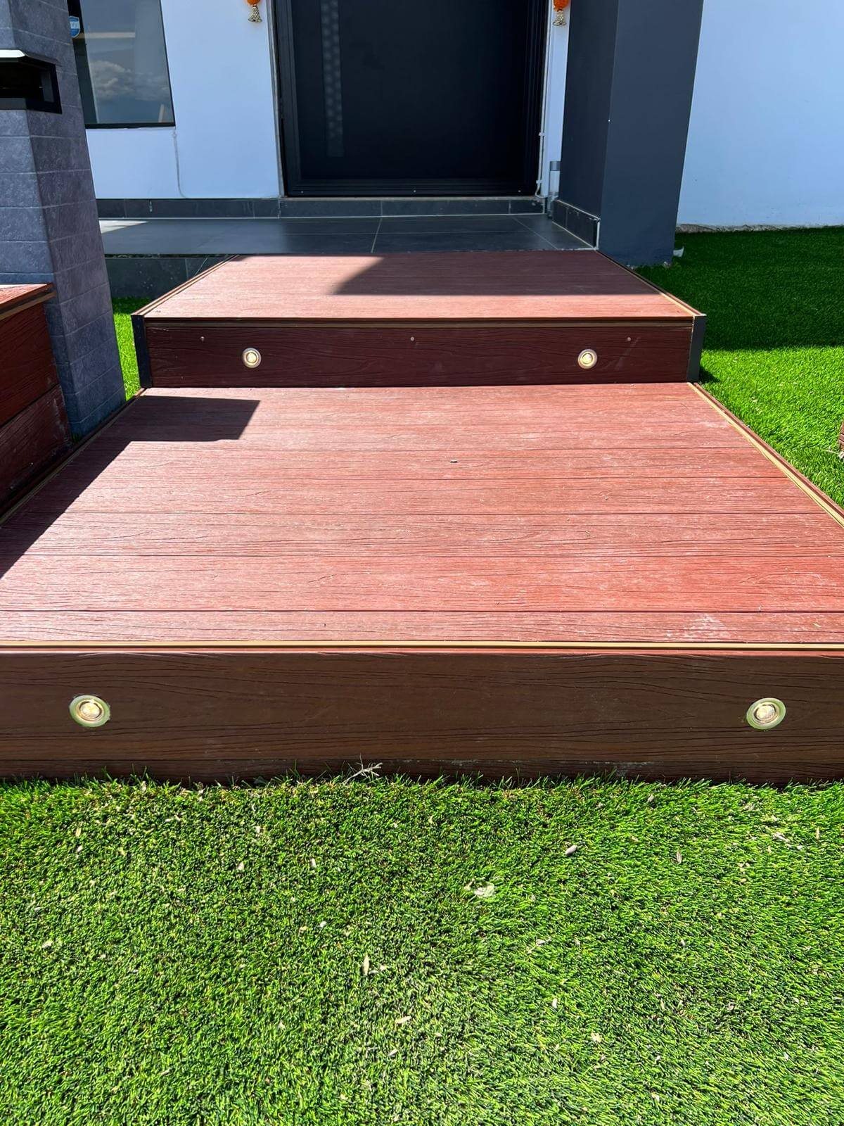 Custom pergola and decking build in Oakville